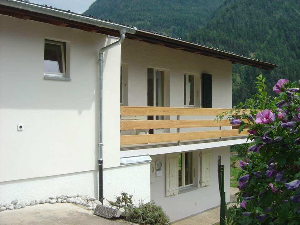 Aussenansicht Sommer Balkon