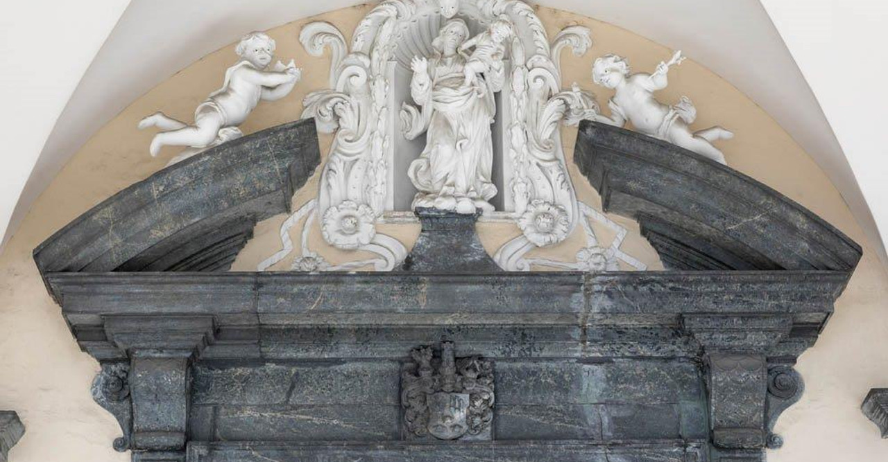 Brig/Gils: Wallfahrtskirche - Stuck