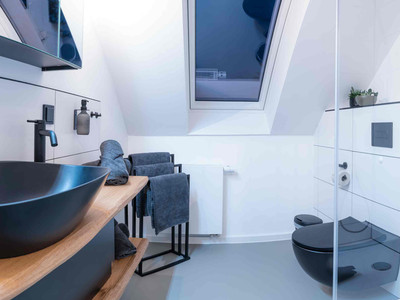 Waldbewohner Apartments in Ilsenburg- Badezimmer