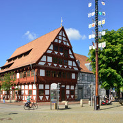 Altes Gifhorner Rathaus in der Innenstadt Blick auf das alte Gifhorner Rathaus in der Innenstadt vom Marktplatz aus