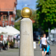 Gifhorner Meilenstein in der Innenstadt Gifhorner Meilenstein in der Innenstadt