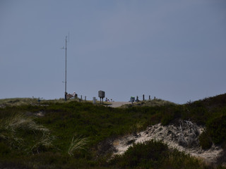 Plattform auf der Aussichtsdüne am Weststrand