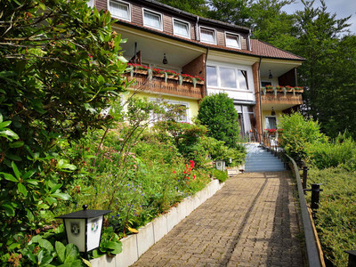 Pension Talblick in Bad Grund - Aufgang zur Pension