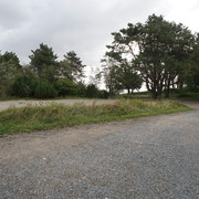Der Parkplatz an der Kupferkanne in Kampen