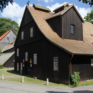 Schachtgebäude Grube Samson
