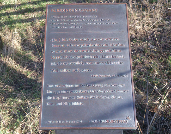 Kunststele Alexander Camaro