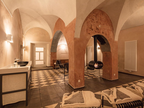 Ruhebereich der Sauna