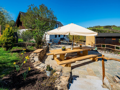 Ferienwohnung "Mückenbach" Terrasse