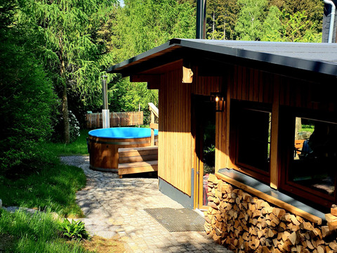 Außenansicht Wellnessbereich