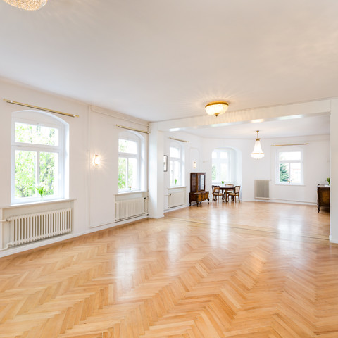 small hall at the Gasthof Weißig