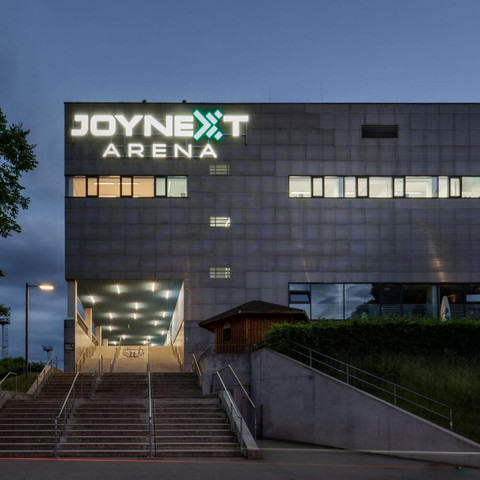 JOYNEXT Arena exterior view JOYNEXT Arena exterior view