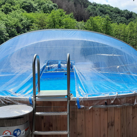 Pool Ferienhaus Eisvogel