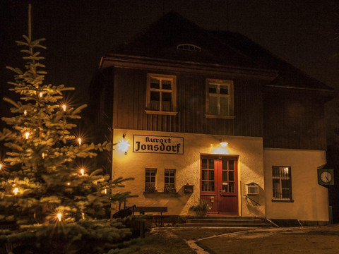 Pension "Zum Bahnel" zur Weihnachtszeit