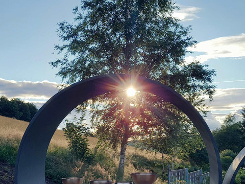 ferienw garten klangschalen