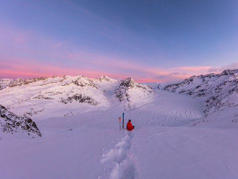 Key Visual Winter 2021 - Winter am Grossen Aletschgletscher