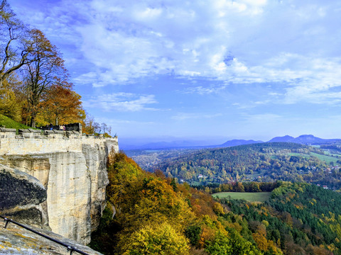 Aussicht von der Festung Königstein