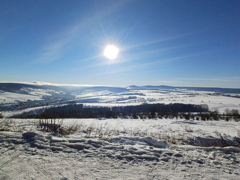 Blick zum Fichtelberg und Keilberg