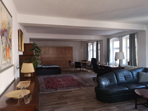 Wohn- und Schlafbereich im OG