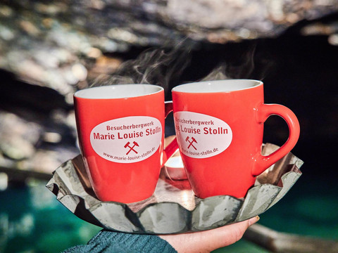 Glühwein im Bergwerk