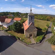Kirche Bringhausen von oben