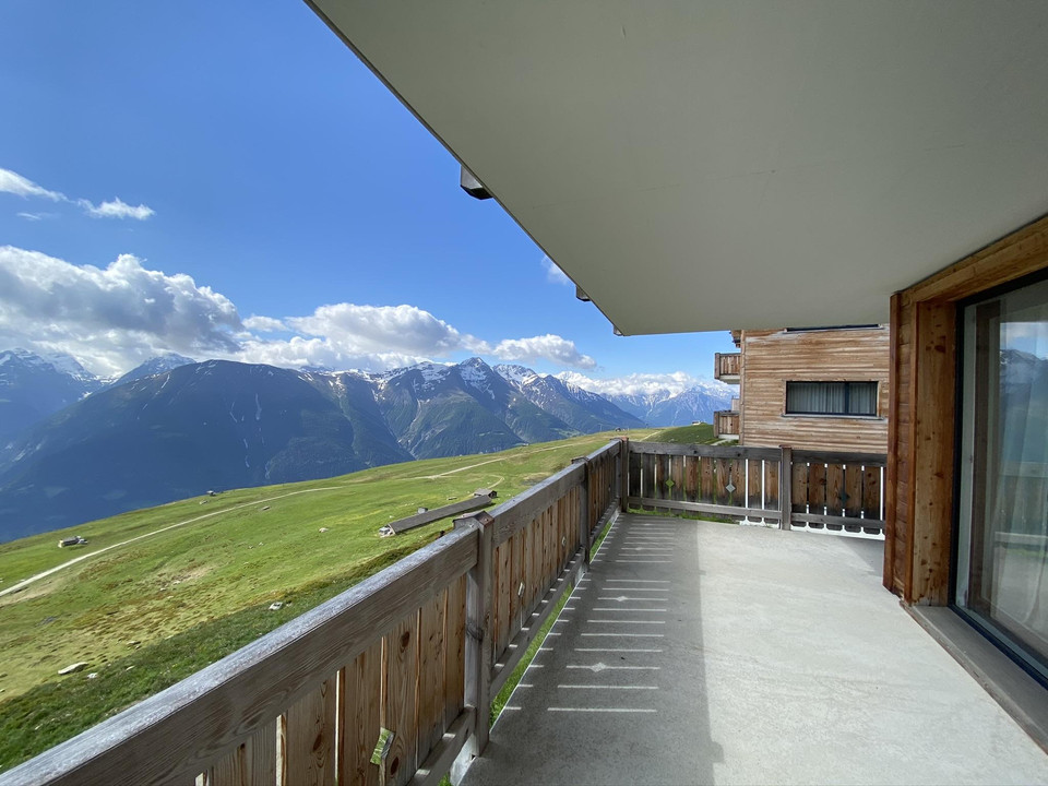 Aussicht von Terrasse Sommer