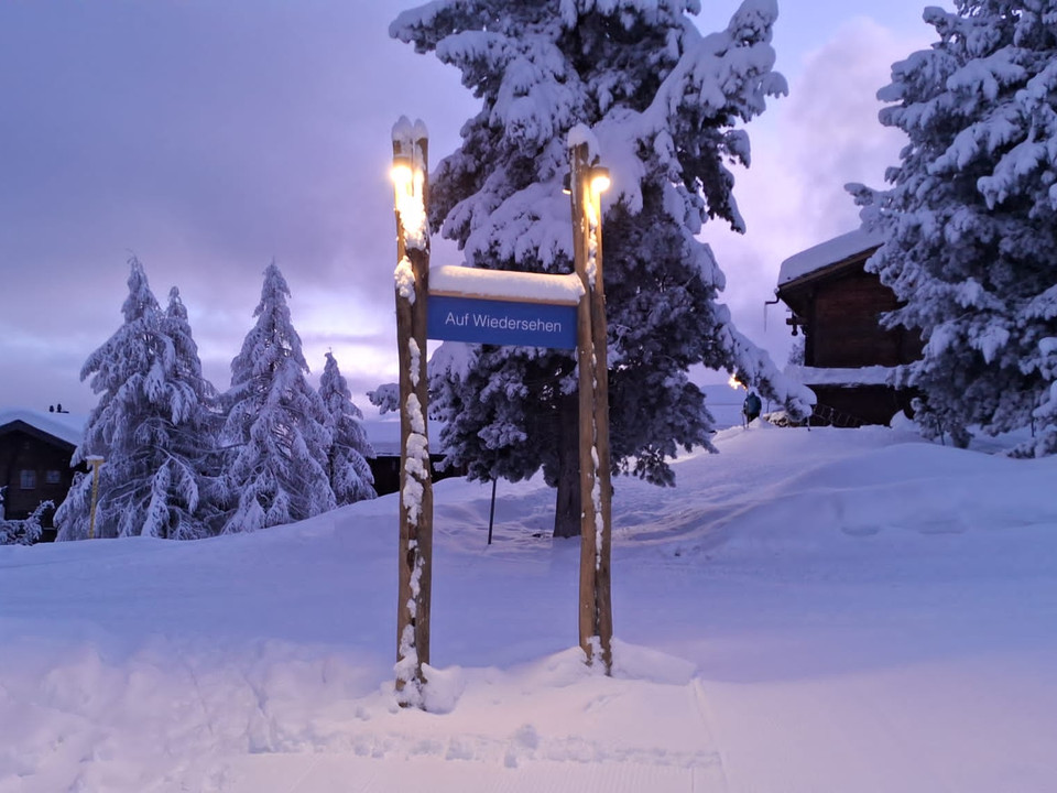 Lichterweg Riederalp Ende