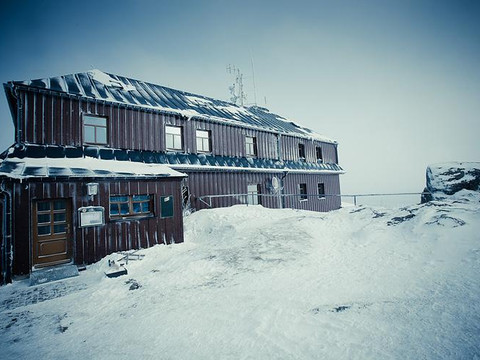 Hirtsteinbaude-Erzgebirge-Winter