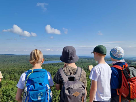 Erzgebirge - Blick vom Kahleberg in Altenberg