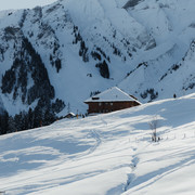 Das Alphotel Schwand im Winter.