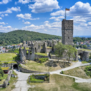 Burgruine Königstein vor dem Falkensteiner Hain