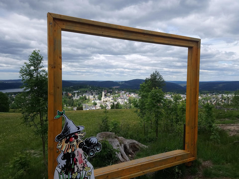 Blick auf Stadt Eibenstock