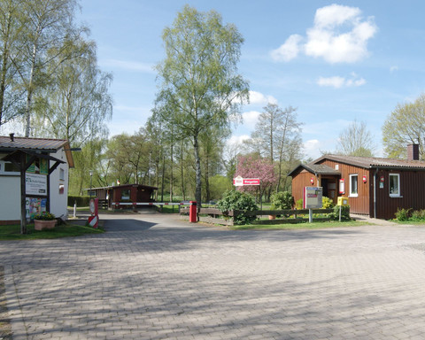 Eingang Waldcamping Bad Zwesten