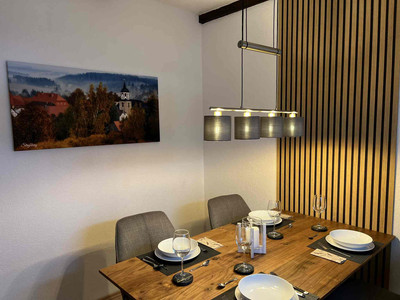 Ferienhaus Hüttenblick - Ferienwohnung Seidenglanz in Harzgerode OT Straßberg - Küche