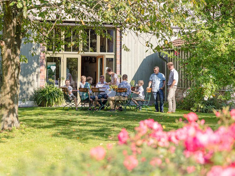 Im Garten hinter der Scheune