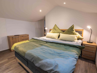 Appartements Bett und Bahn in Seesen - Schlafzimmer