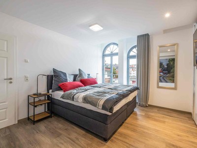 Appartement Bahn - Appartements Bett und Bike in Seesen - Schlafzimmer