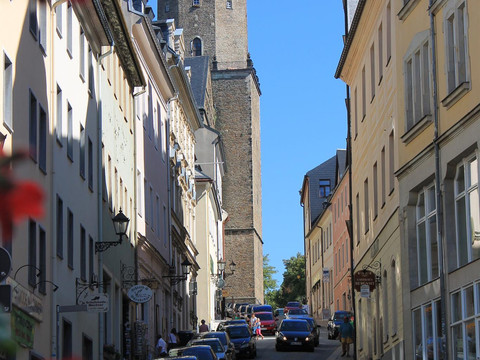 Blick zur St. Annenkirche Große Kirchgasse