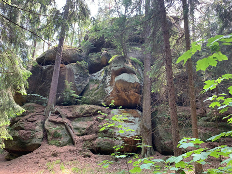 Talringweg Sandsteinfelsen