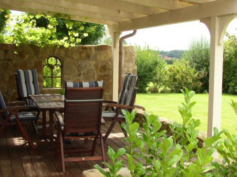 Ferienwohnung Wittrock - Terrasse