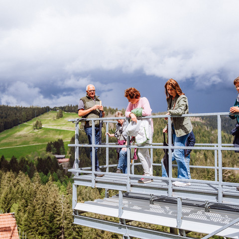 Exklusive Entdeckungstour Grosse Ruhesteinschanze Ausblick Exklusive Entdeckungstour Grosse Ruhesteinschanze Ausblick