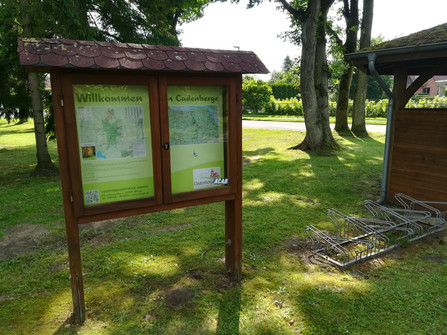 Radler´s Rast Infotafel Alter Postweg Cadenberge