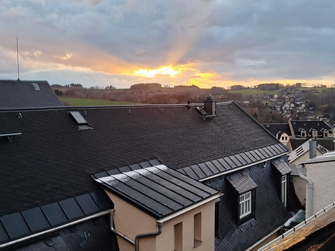 Ausblick aus der Wohnung