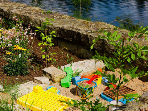 kleine Sandecke für Kinder