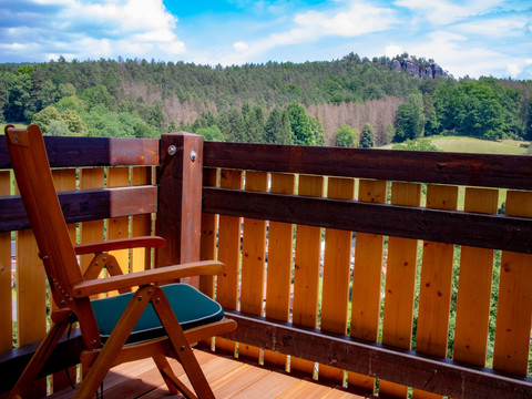 Kleine Sandsteinwohnung: Blick zum Gamrig