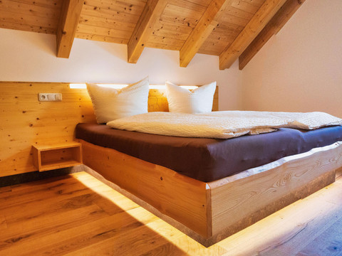 Kleine Sandsteinwohnung: Schlafzimmer