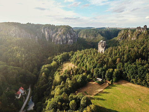 Der Amselgrund aus der Luft