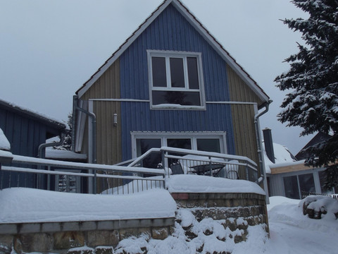 Terrasse im Winter