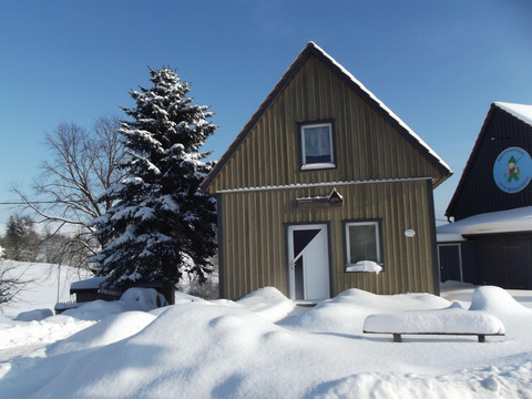 Haus im Winter