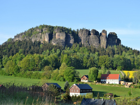Blick zum Pfaffenstein