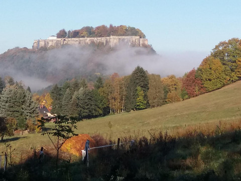 Blick zur Festung Königstein